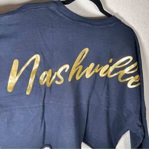 🔥NEW🔥”Nashville” Spirit Jersey lightweight crop sweatshirt 🔥 oversized 🔥 XXL